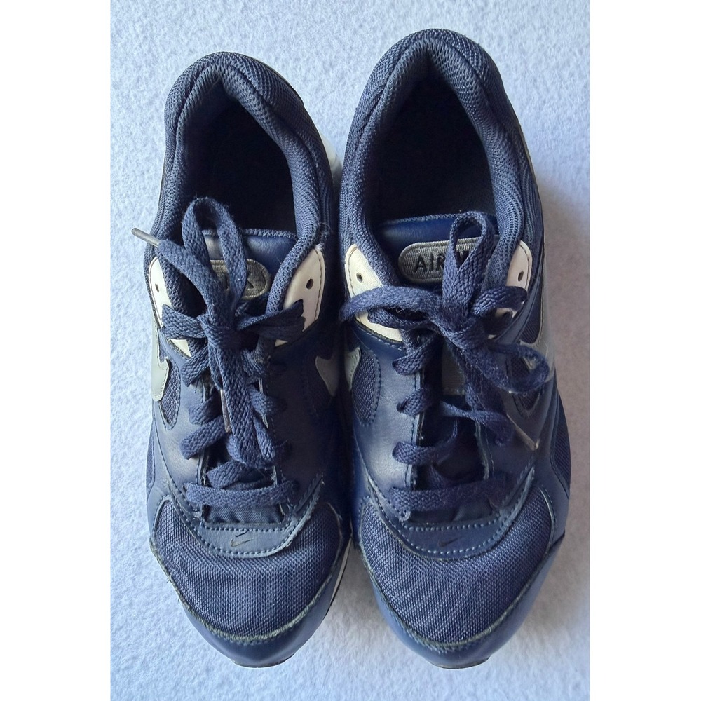 Nike Air Max SC Midnight Navy Wolf Grey Kids Sneakers Size 6.5Y Preowned No box - Picture 8 of 8
